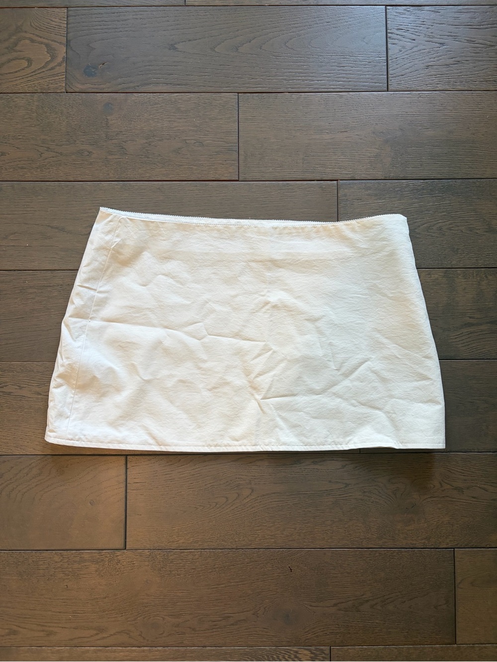 White Women's Mini Skirt - Classic Clean Style